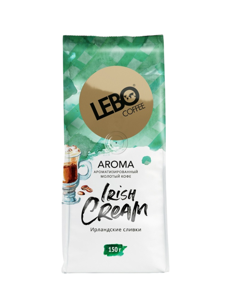 КОФЕ LEBO AROMA IRISH CREAM 150Г МОЛОТЫЙ